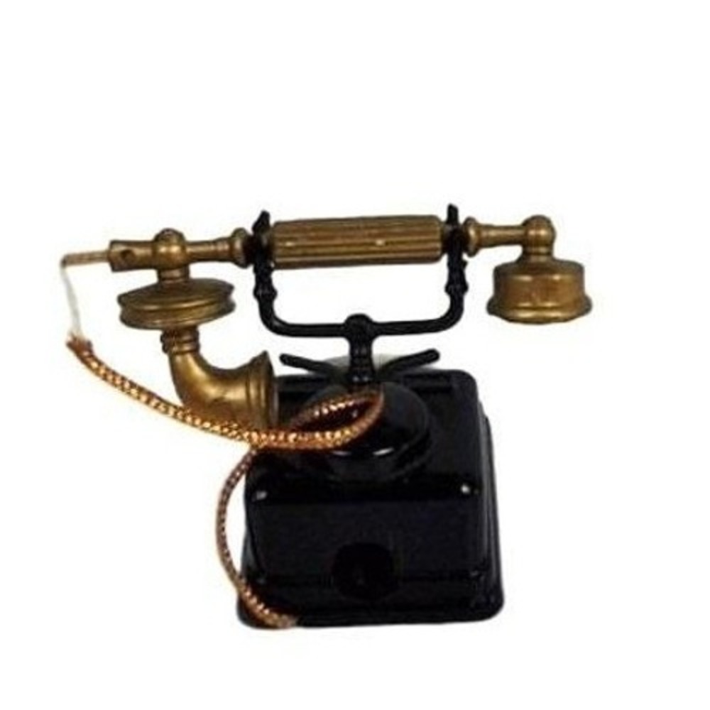 Vintage Hong Kong Miniature Die Cast Metal Pencil Sharpener Phone - Picture 2 of 4